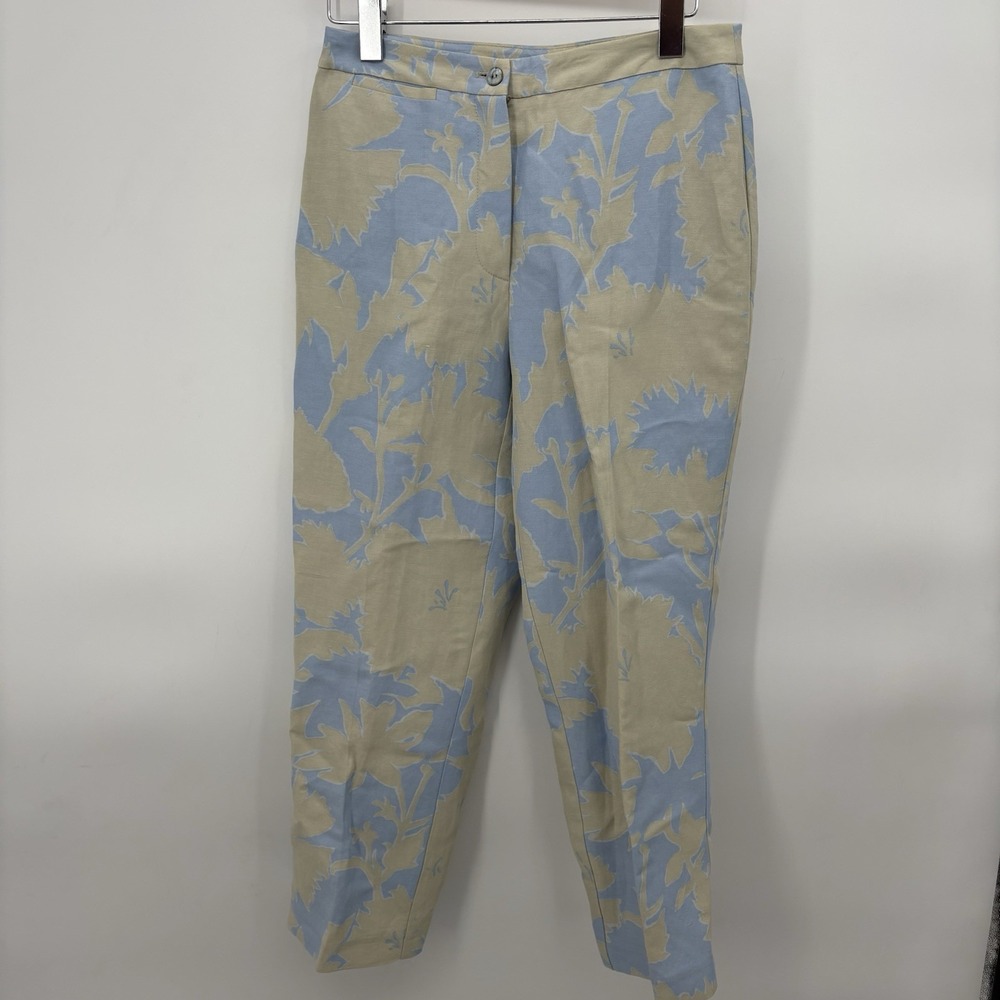 Sigrid Olsen Size 4 Womens Multicolor Ankle Dress Pants‎ Pastel Florals